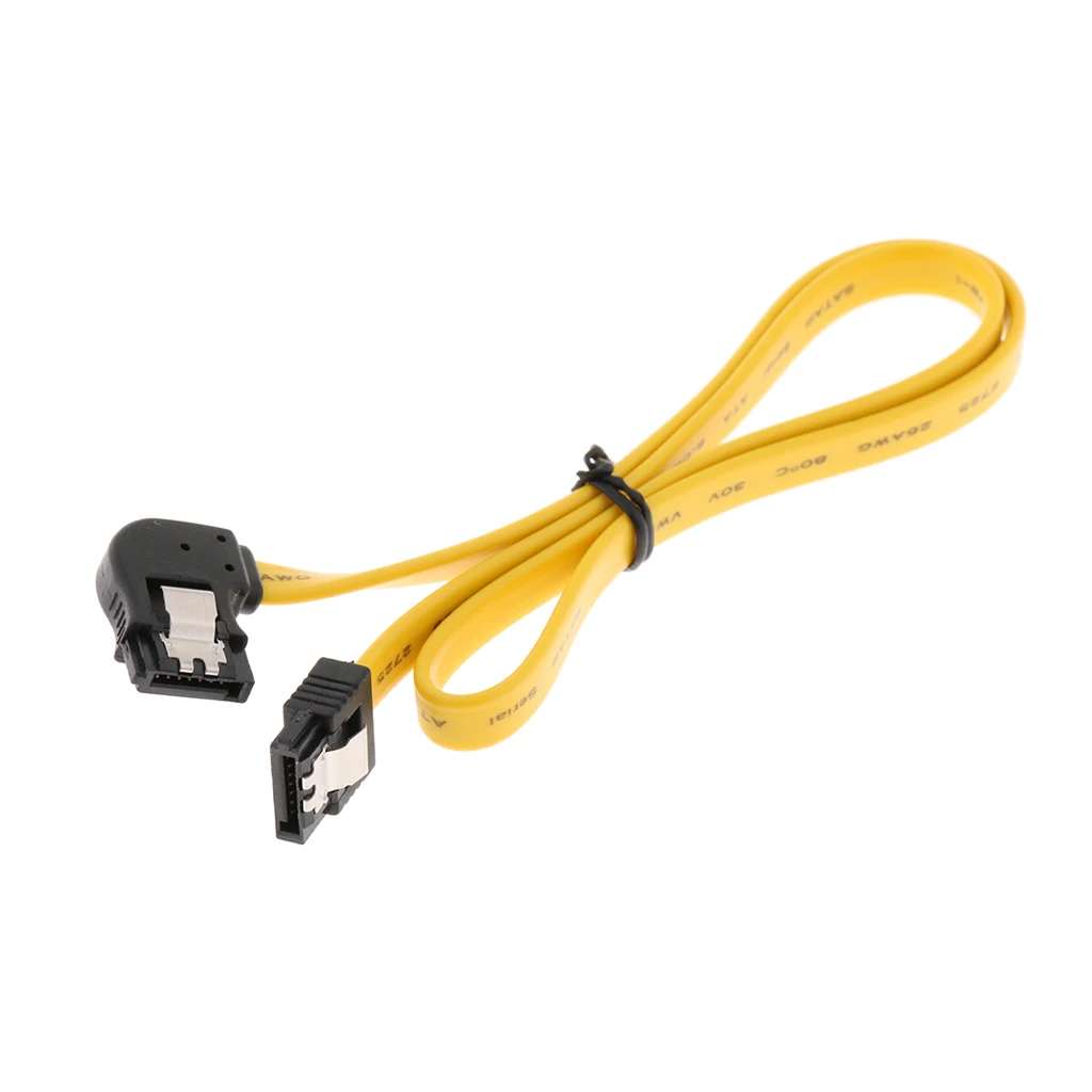 SATA 3 0 кабель для передачи данных 50 см/20 ''для HDD SSD с блокировкой 26AWG 6