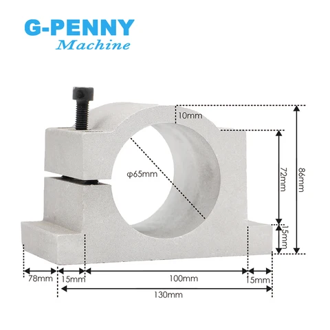G-PENNY MACHINE 1.5kw ER11 65мм Шпиндель с воздушным охлаждением