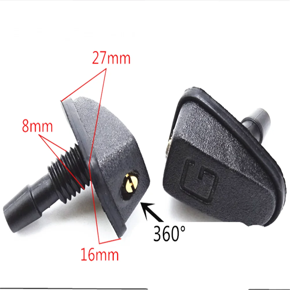 

2 Pcs Car Water Spray Jet Nozzle Car Accessories for Toyota Prius Levin Crown Avensis Previa FJ Cruiser Venza Sienna Alphard