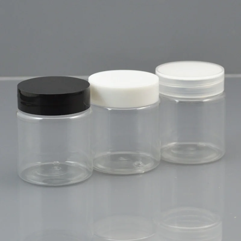 

30pcs 50g Plastic Cosmetic Jar PET Serum Bottle Empty Clear Makeup Container Face Cream Sample Pot Container