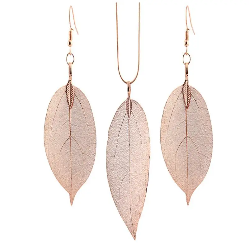 

South Korea Earrings Overnight Rich Leaf Temperament Earrings Round Face Delicate Eye-catching Korean Fashion Gold Leaves
