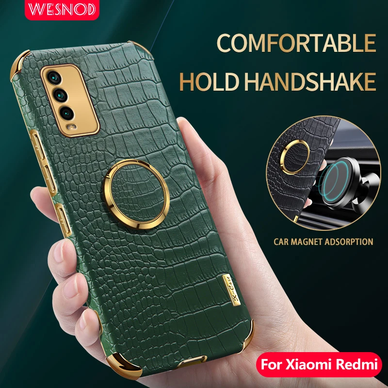

Leather Luxury Case For Xiaomi Mi 11 10 10T Redmi Note 10 8 9 Pro 9a 9s 8 Poco x3 NFC M3 Lite Ultra Cover Ring Holder Girls Men