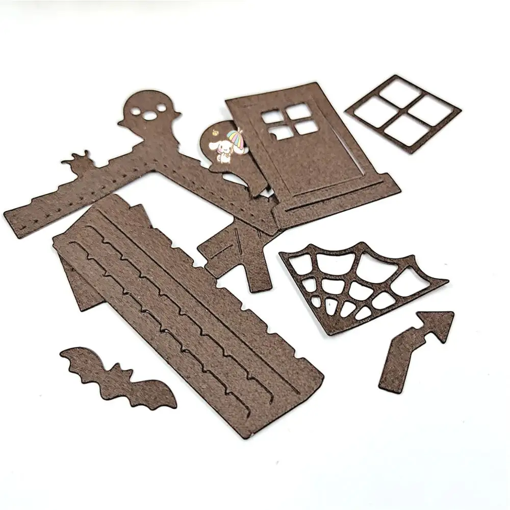 Deguang Хэллоуин серия металлическая резка форма Сделай Сам Скрапбукинг 3D креативное тиснение украшение дом рыба утка Рождественская елка 2020