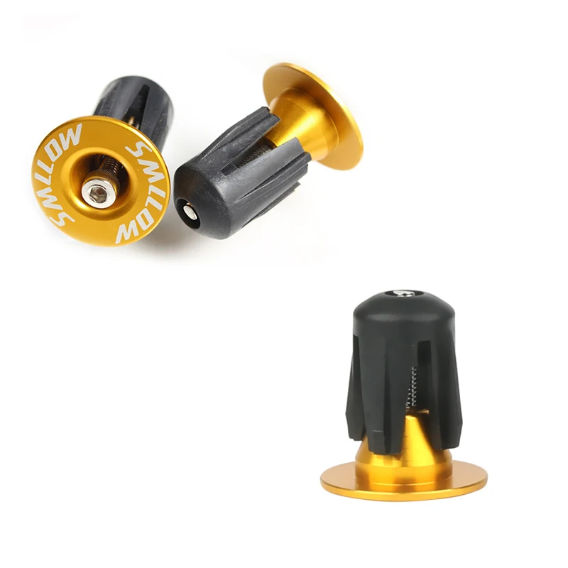 1 пара алюминиевая крышка руля Mtb для велосипеда твердая рукоятка торцевая s ручка