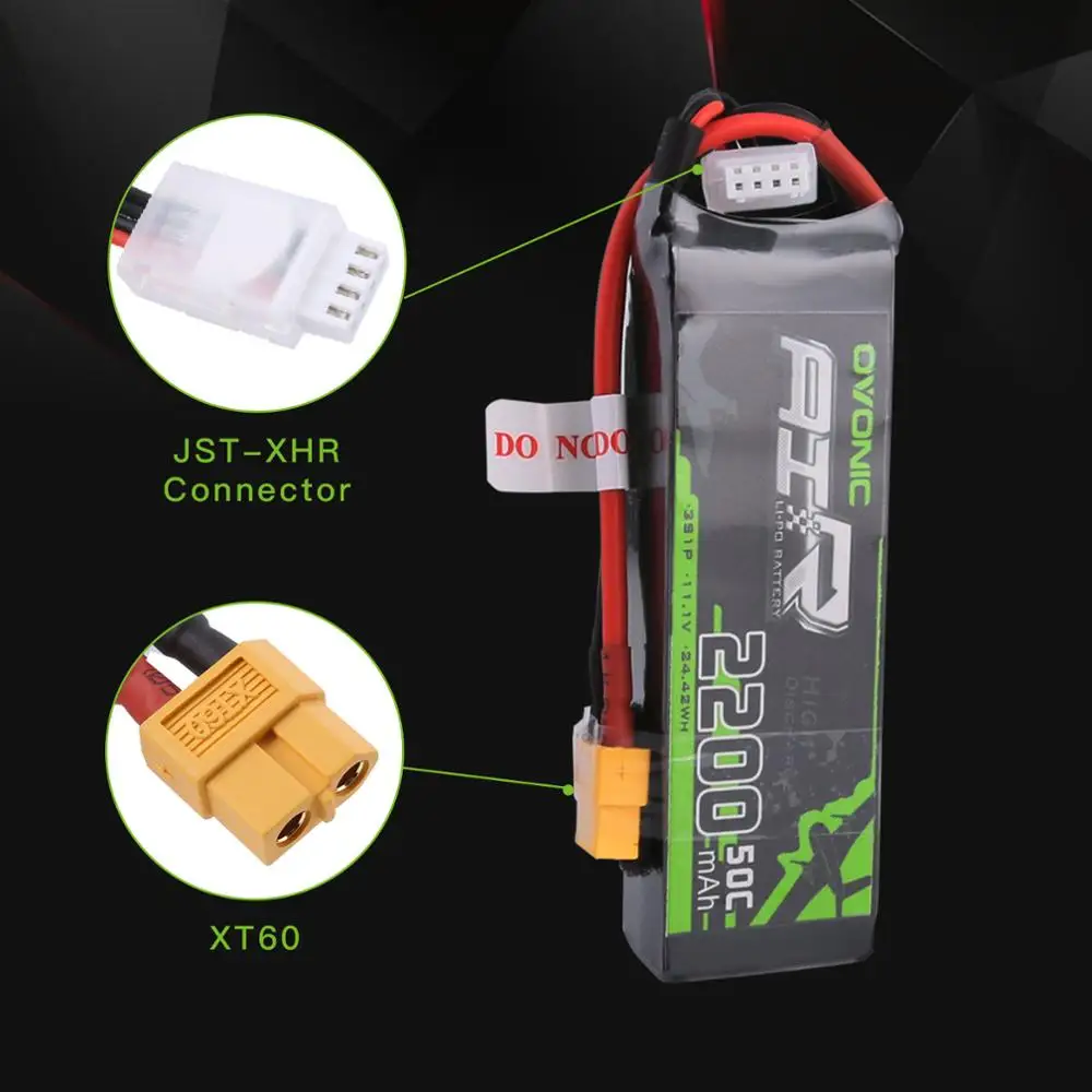 1 шт. GENS ACE OVONIC 2200mAh 11,1 V Lipo 3S батарея 50C с XT60 Deans Разъем T для радиоуправляемого автомобиля дрона Heli лодки автомобиля