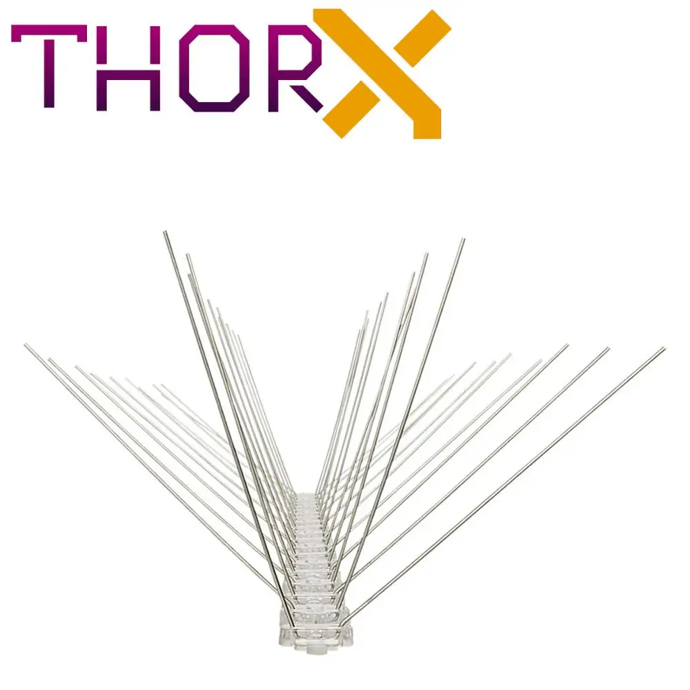 MH 04 TP 4 ряда шипы для отпугивания голубей птицы Спайк на поликарбонатной основе