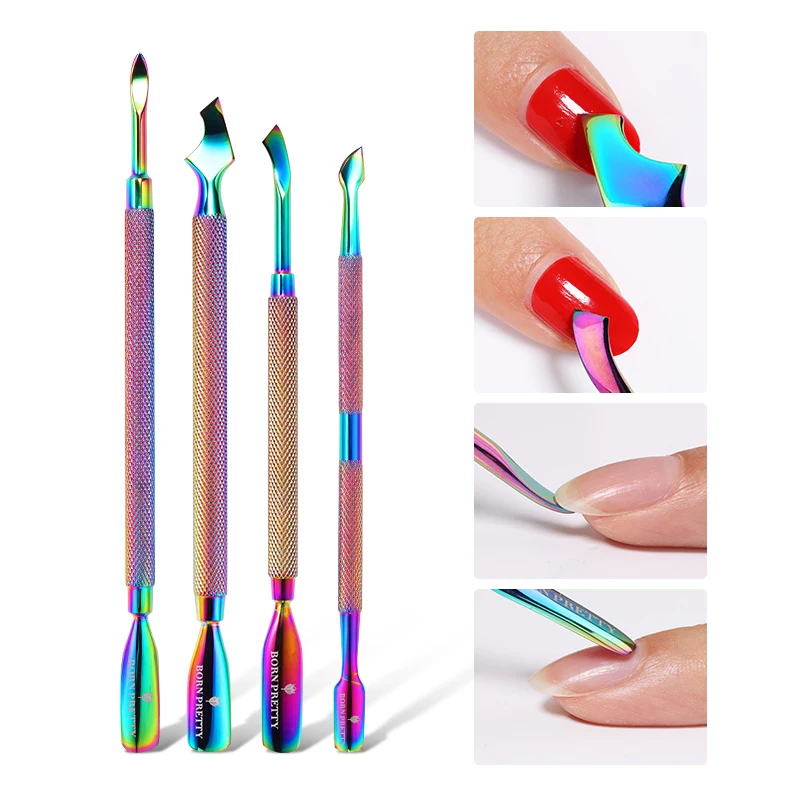 BORN PRETTY Nail Cuticle Scissor Rainbow Dead Skin Remover Edge Nipper Clipper Tool Pedicure Manicure Cutter | Красота и здоровье