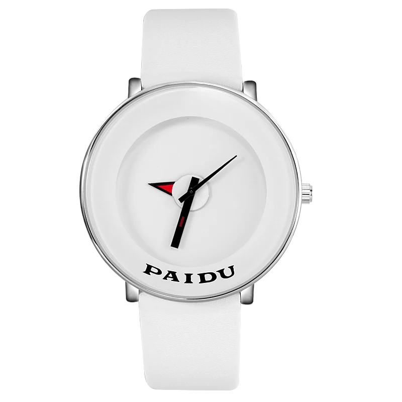 Модные Простые Женские часы Aliexpress оптом 2020 PAIDU белый кожаный ремешок аналоговые