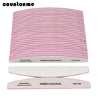 Пилка для ногтей, 50 шт., 100180 шлифовальный буфер, серый лайм, Профессиональная УФ-гель-полировщик, моющиеся Инструменты для педикюра и маникюра