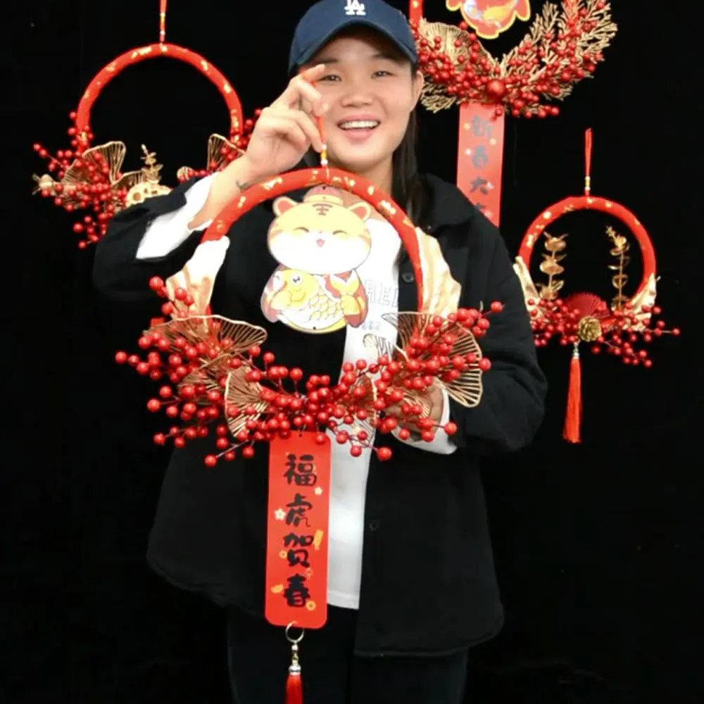 Большие Подвески в китайском стиле на праздник весны новый год 2022 украшения для