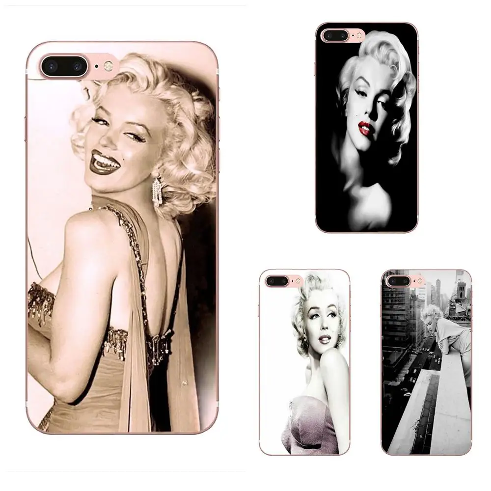 Прозрачный чехол Marilyn Monroe из TPU для Huawei Honor 5C 5X 6A 6X 7 7A 7X 8 8A 8S 8X 9 10 30 Lite Pro Y6 II Y7 Y9 Prime 2019 и другие.