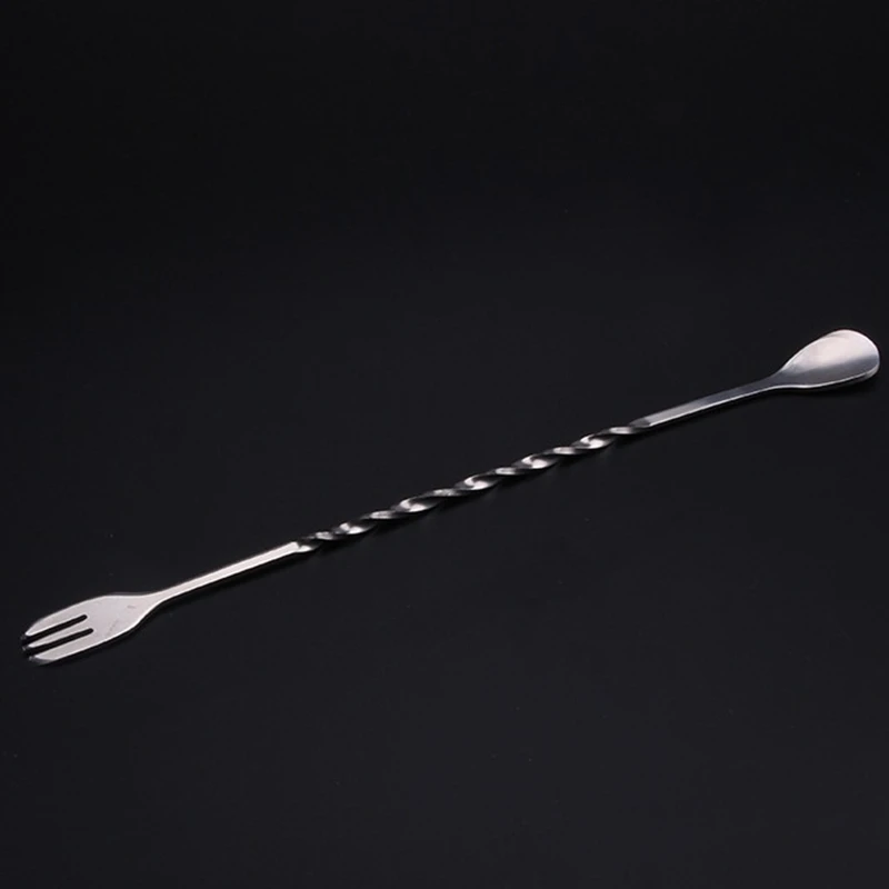 26 см Нержавеющая сталь Коктейльная барная ложка диск хвост Напиток Смеситель