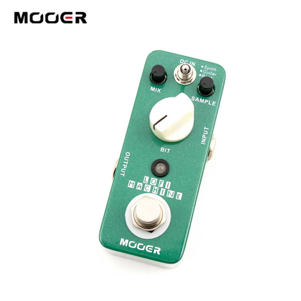 Устройство MOOER LOFI для создания эффектов на гитаре 3 режима работы с гитарой басами