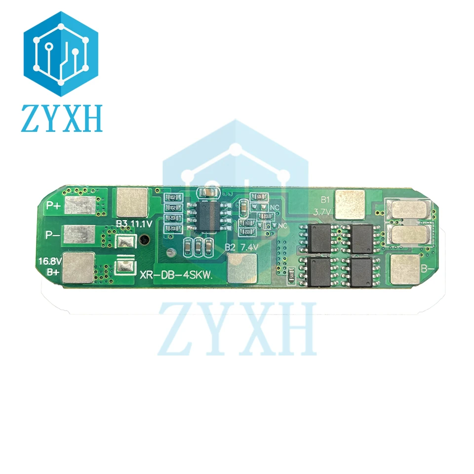 BMS 4S 5A/10A 14 8 V 18650 Защитная плата для зарядки литий-ионной батареи общий порт 2MOS/4MOS