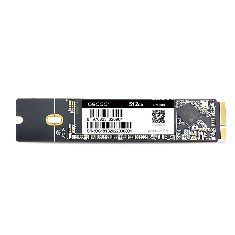 256 ГБ SATA SSD для 2012 MacBook Air Pro A165 A166 OSCOO Внутренний 3D TLC твердотельный накопитель 3