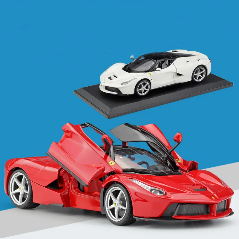 Bburago литая под давлением модель автомобиля LaFerrari 1:18 из металлического сплава Высокая симуляция машины с базой для мальчиков Игрушки транспортные средства Подарки для мальчиков