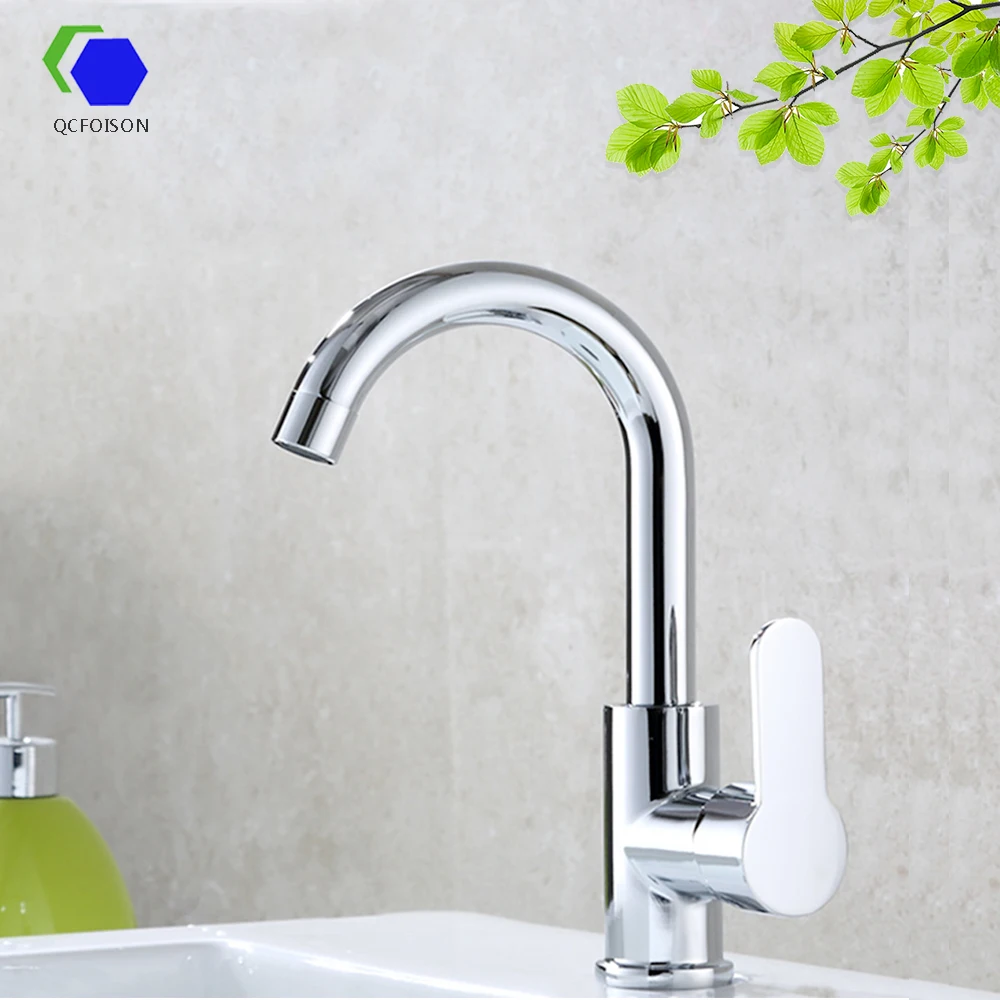 QCFOISON кухонный кран для гурманов смеситель раковины водопроводные краны с одной