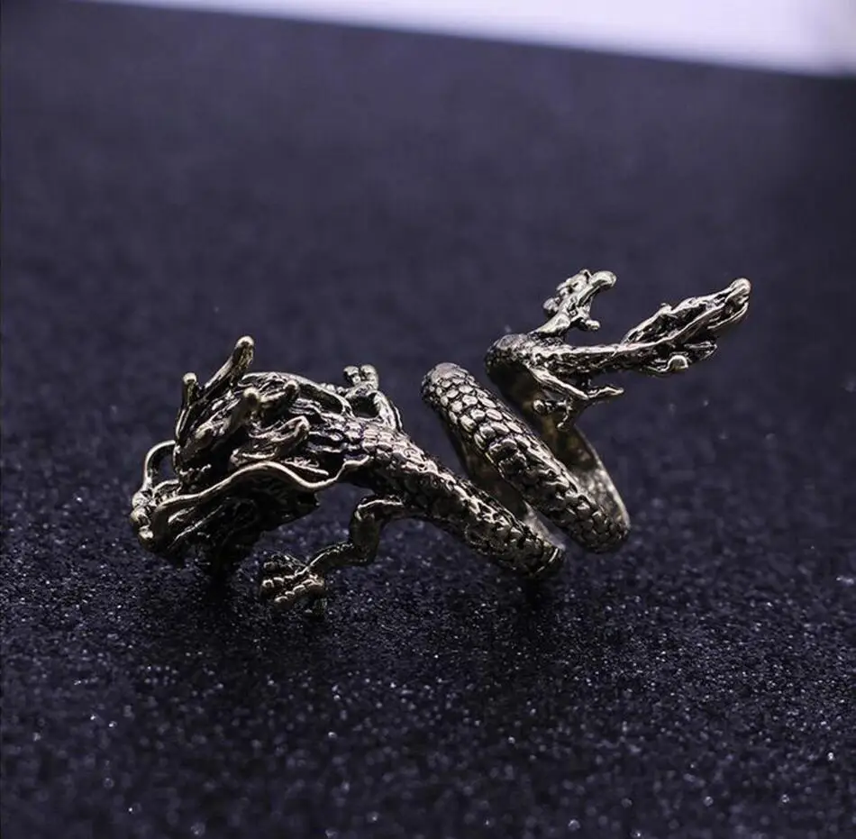 Новое Ретро модное мужское панк байкерское кольцо в стиле унисекс из титановой