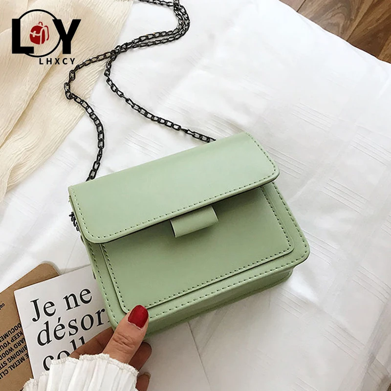 

LHXCY 2021 Simple Fashion Ladies Shoulder Bags Fashion All-match Clamshell Luxury Brand Handbags New Luxury Travel Crossbody Bag