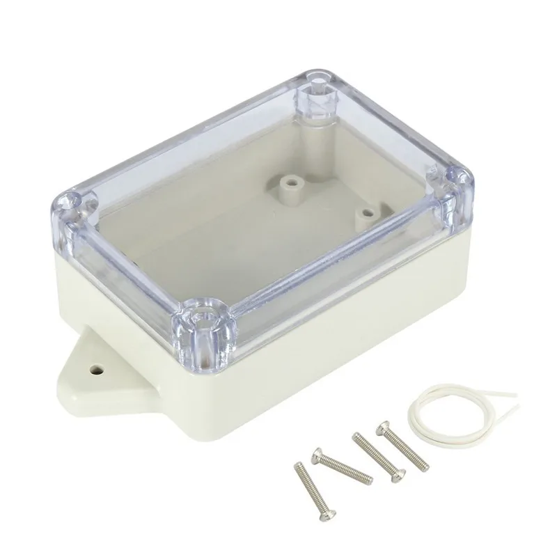 

New 3.9x2.7x1.6 inch(100mmx68mmx40mm) ABS Junction Box Universal Project Enclosure WITH PC Transparent Cover