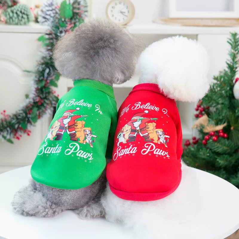 

Warm Exotic Clothes For Small Dogs Autumn Winter Teddy Christmas Gift Sweater Luxury Sweatshirt Pet Clothing Pug French Bulldog