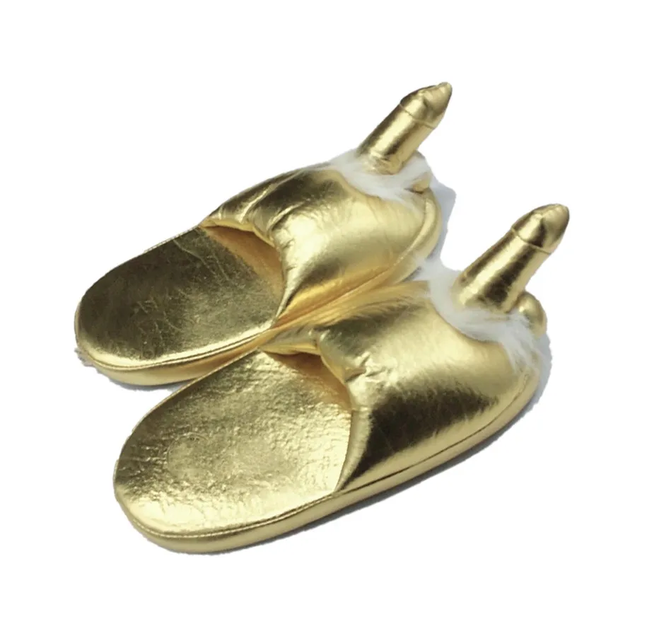 Секс игрушка зимние мужские тапочки для пениса женские домашние шлепанцы с