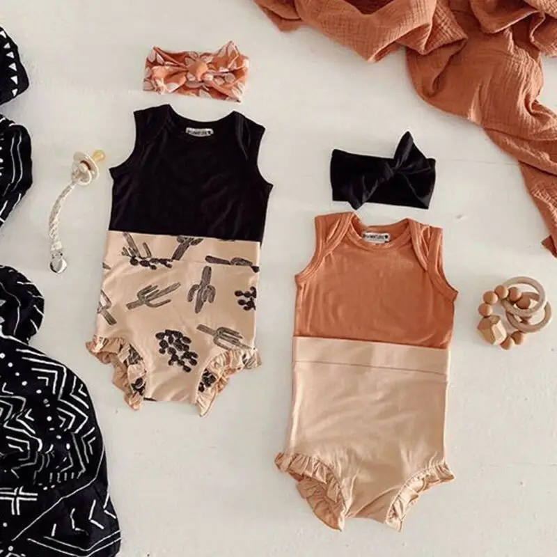 2019 Новый брендовый боди-костюм для новорожденных девочек короткие штаны