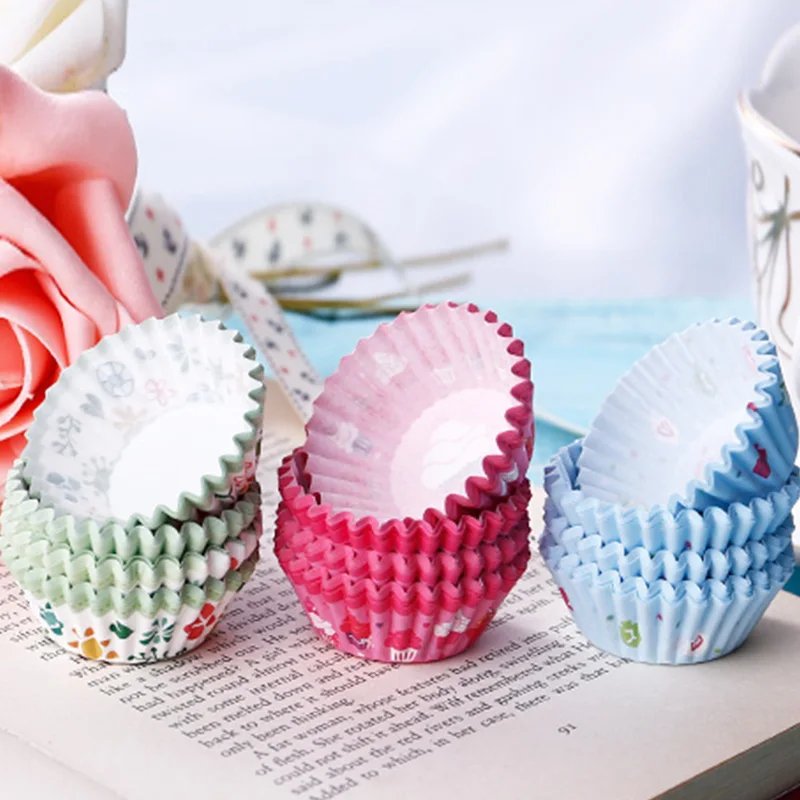 100 шт. Бумажные Формочки для маффинов|Формы тортов| |