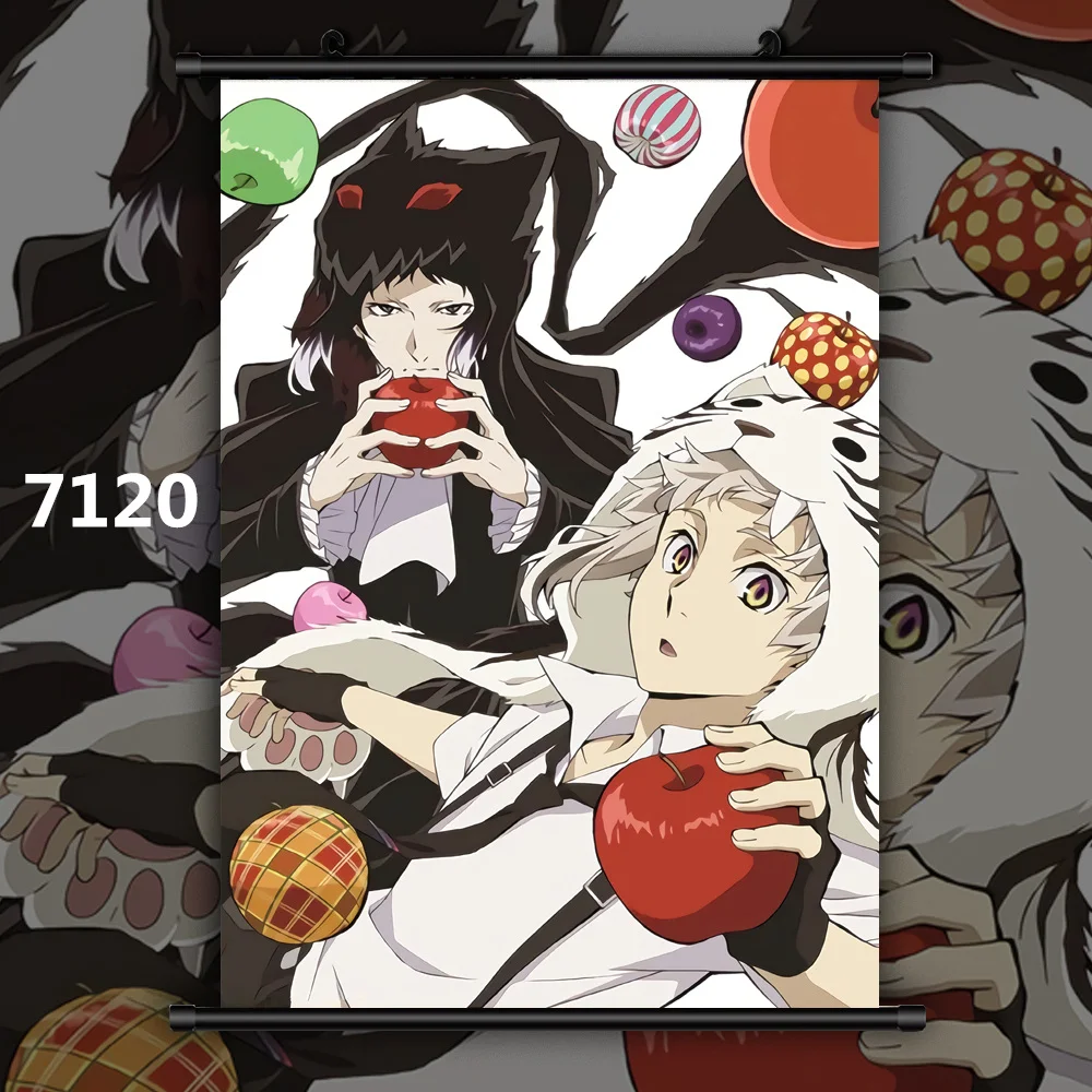 Настенный постер Bungou бродячие собаки дазай чууя атсуши аниме постеры Картина на