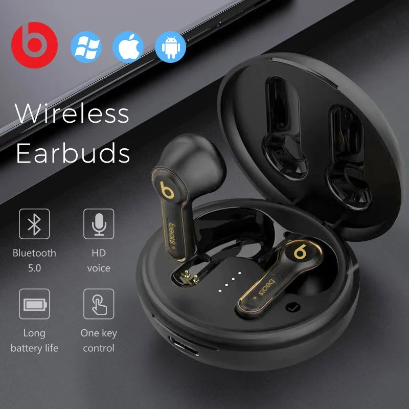 

6HR Wireless Bluetooth Earphone studio3 TWS Wireless Headset earphone gaming Touch Control wireless earbuds