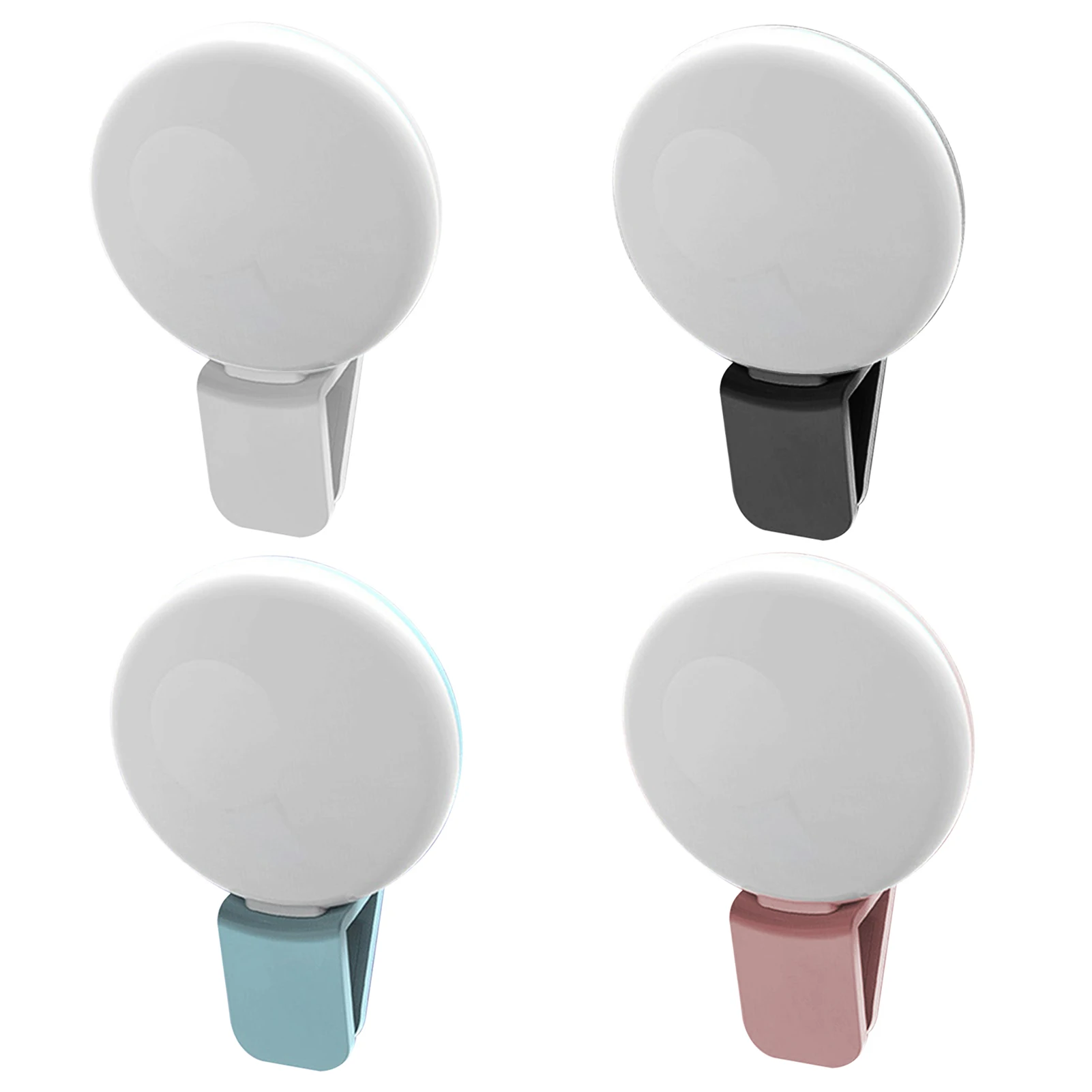 

Selfie Lights Mobile Phone Lens Portable Mini Selfie Ring Light Clip LED Selfie Lamp For Samsung For Smartphone USB Charging