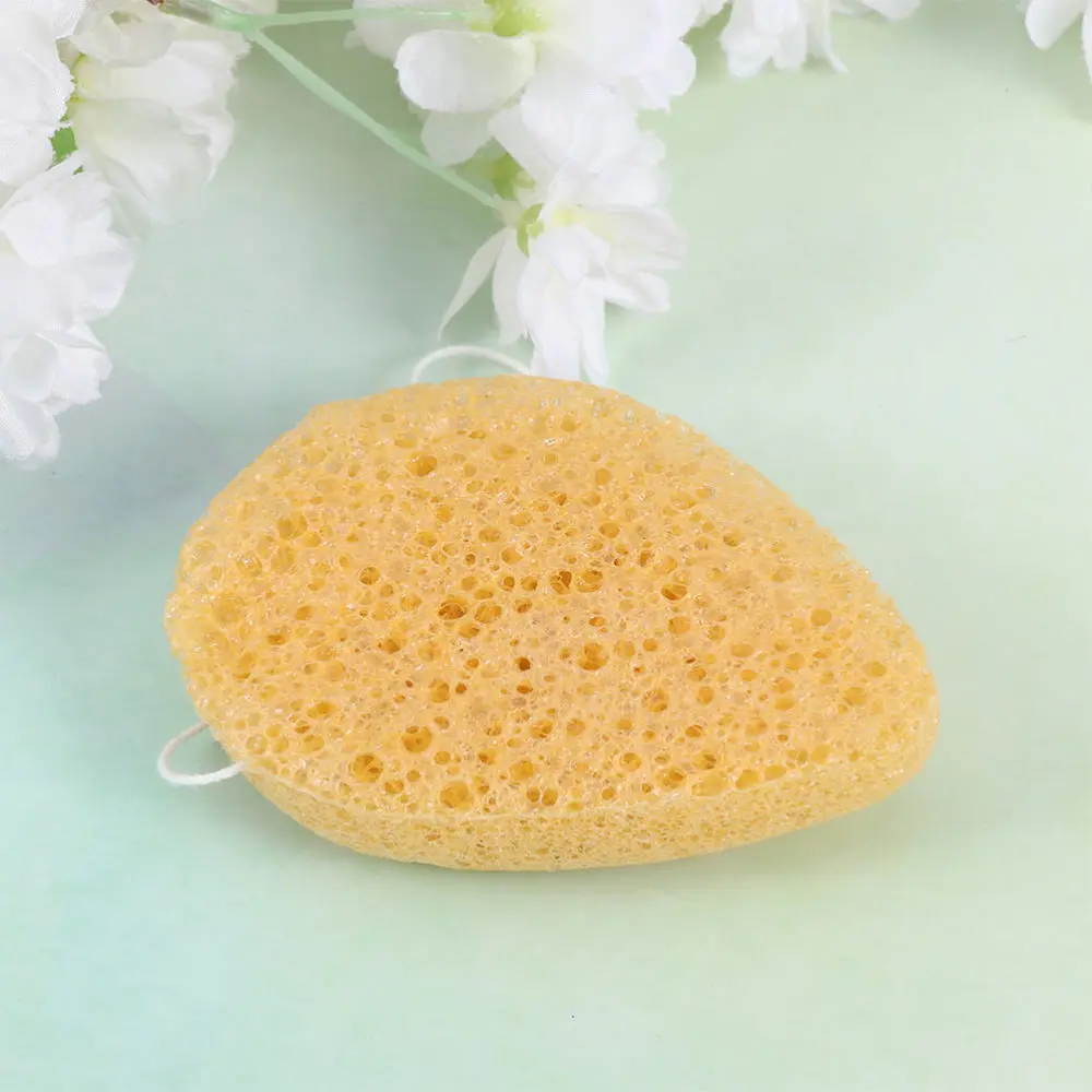 

6Pcs Konjac Facial Sponge Practical Face Puff Cleansing Sponge (Yellow)