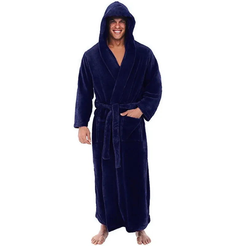 Curling Jacquard Male Bathrobe Set (3 Pcs Set)