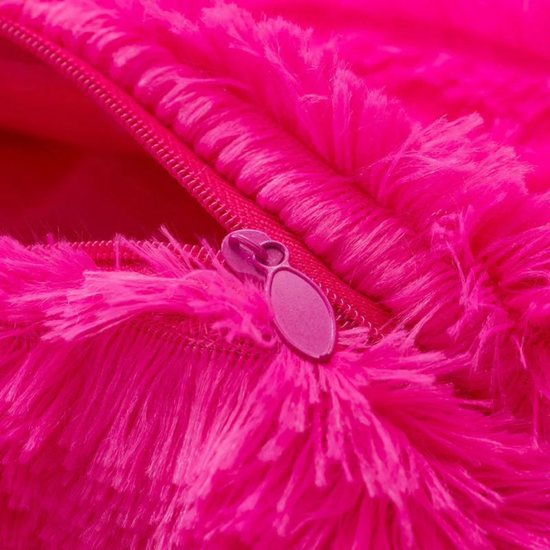 

Hot Sale Soft Plush Faux Fur Wholesale Decorative Cushion Pillowcase Throw Pillow For Sofa Car Chair Hotel Home Decoration