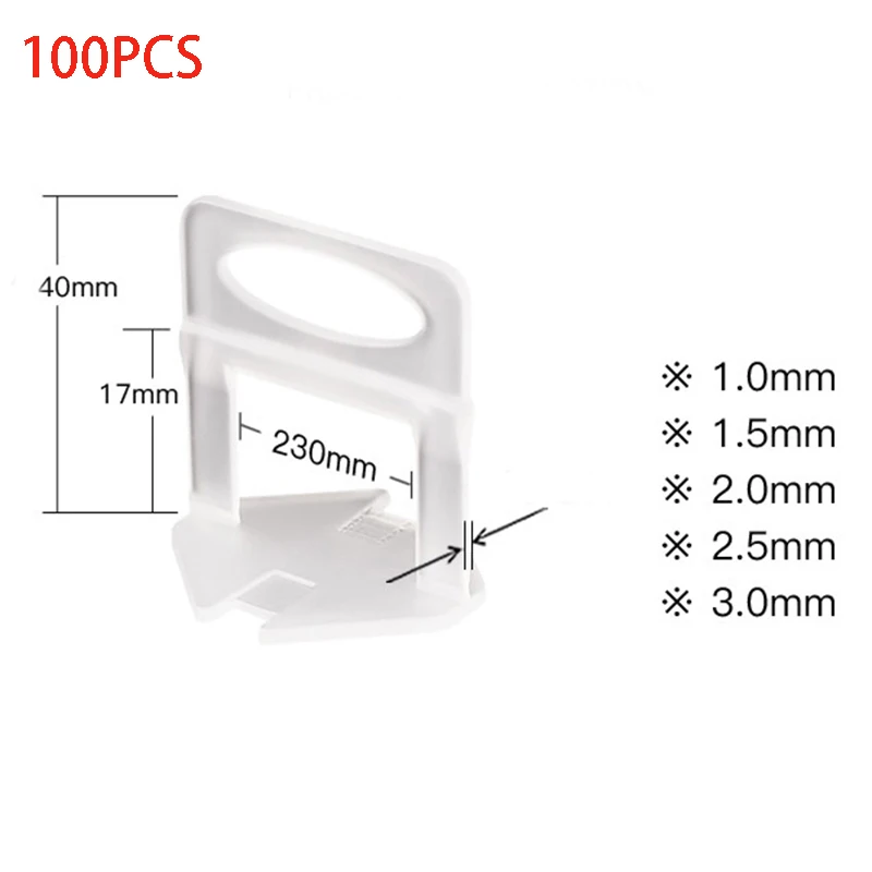 201PCS tile leveling system is used for ceramic tile and floor tile laying construction tools 1-3mm svp for laying tiles tools