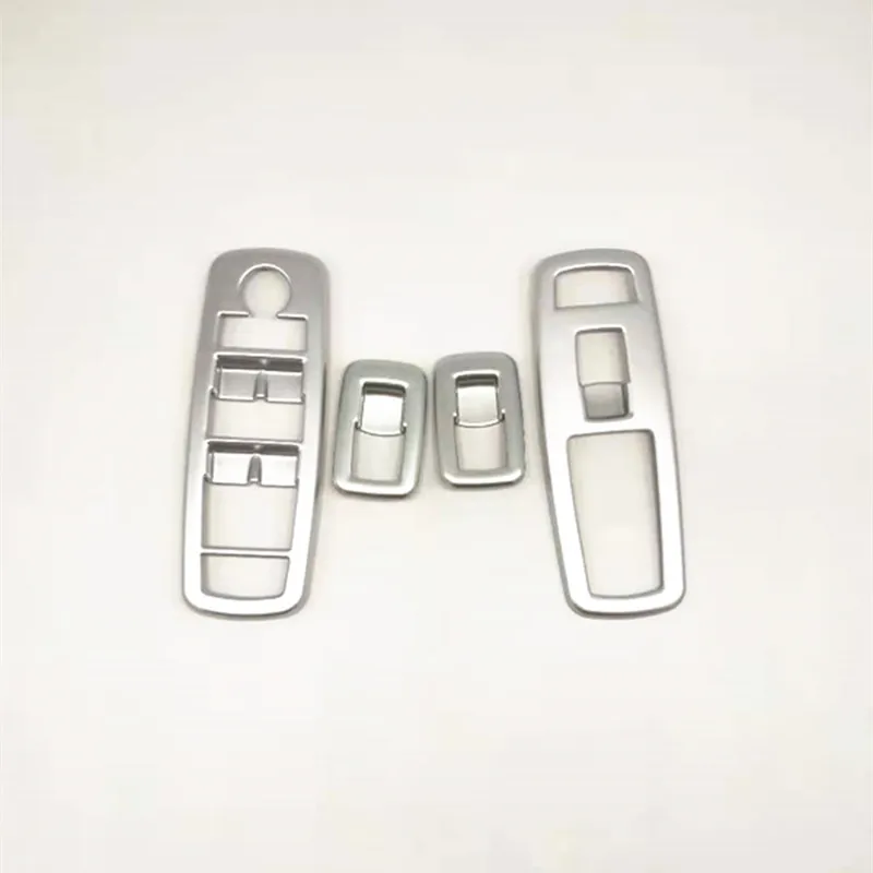 Стайлинг автомобиля дверь окно кнопка переключения рамка Обложка Наклейка ABS для