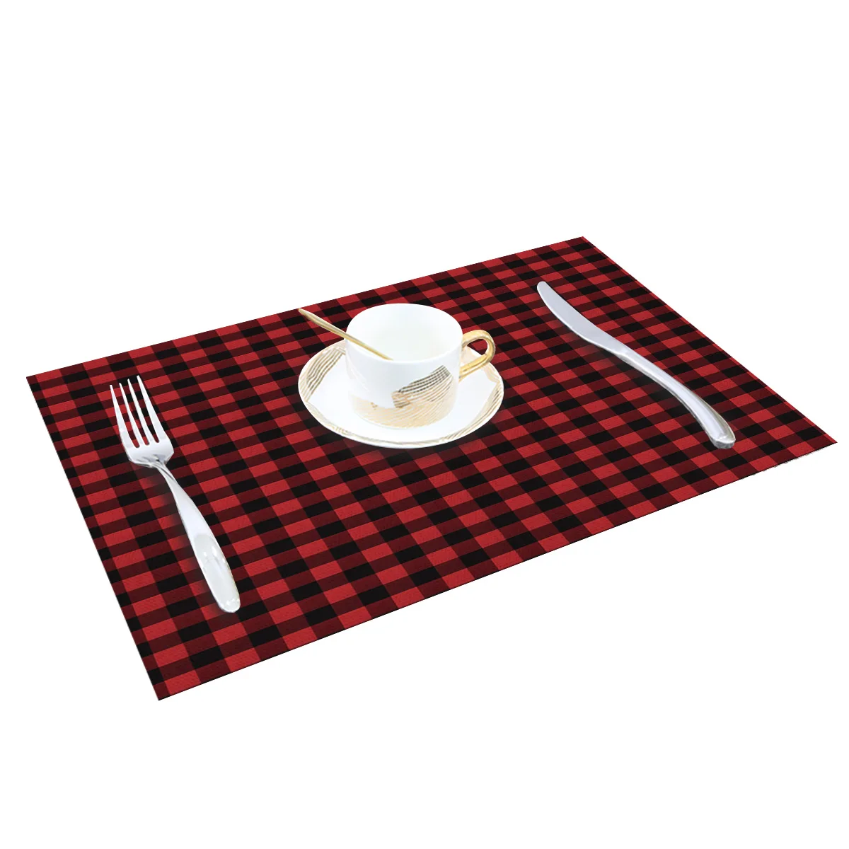 Набор ковриков для стола из хлопка и льна 4/6 шт. | Дом сад