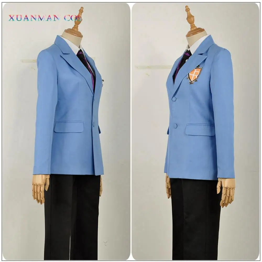Униформа для взрослых Ouran учащихся старшей школы блейзер и галстук Fujioka Харухи