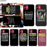 engineer humor definition soft rubber phone cover for iphone 12 pro max 11 pro xs max 8 7 6 6s plus x 5s se 2020 xr case