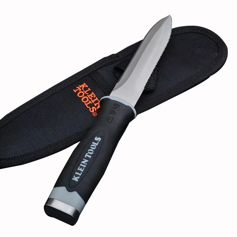 

Профессиональный инструмент, нож 5CR1 5MOV, стальной PPC, с резиновой ручкой, для выживания, универсальный нож с фиксированным лезвием для повсед...