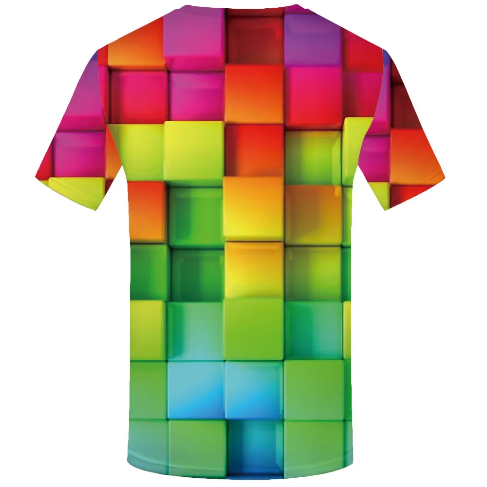 

2021 new loose T-shirt music T-shirt men's geometric T-shirt 3d black and white T-shirt printing Harajuku shirt printing novel a