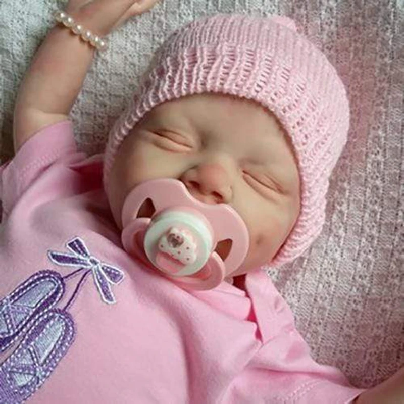 

17-inch lifelike reborn baby doll , silicone, original soft, toddler doll toy, 2-5 years old, holiday gift, birthday gift