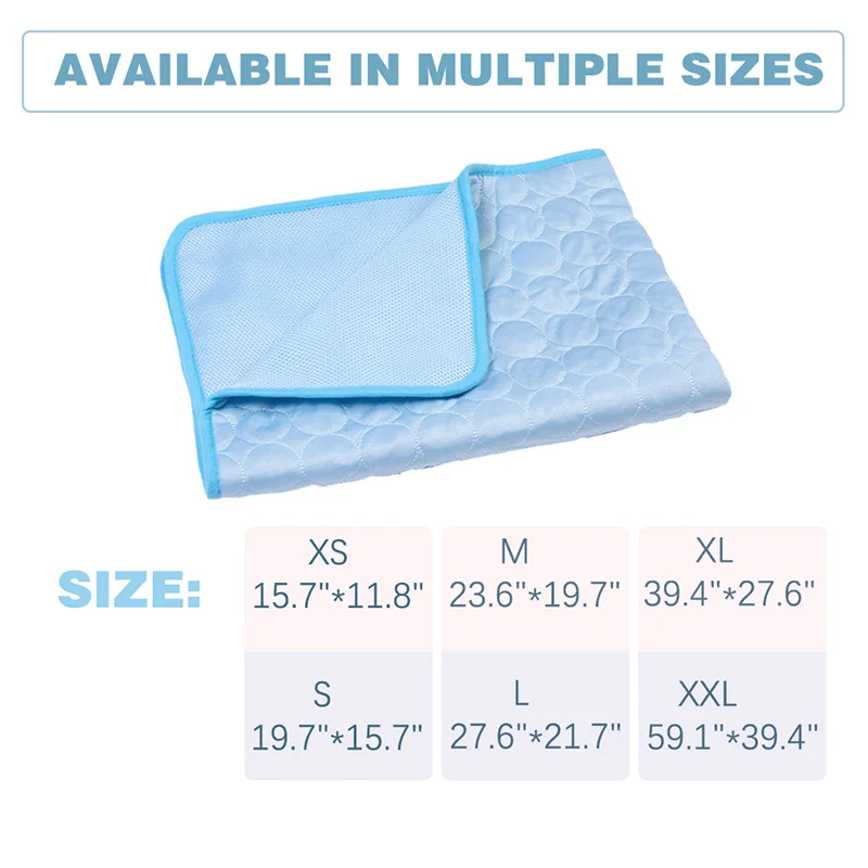 

Dog Mat Cooling Summer Pad Mat For Dogs Cat Breathable Blanket Sofa Portable Dogs Cats Pet Pad Washable Blanket Pet Floor Mat