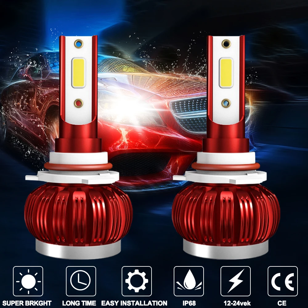 Новые поступления автомобильное светильник s головной светодиодный H4 H7 9003 HB2 H11 H1