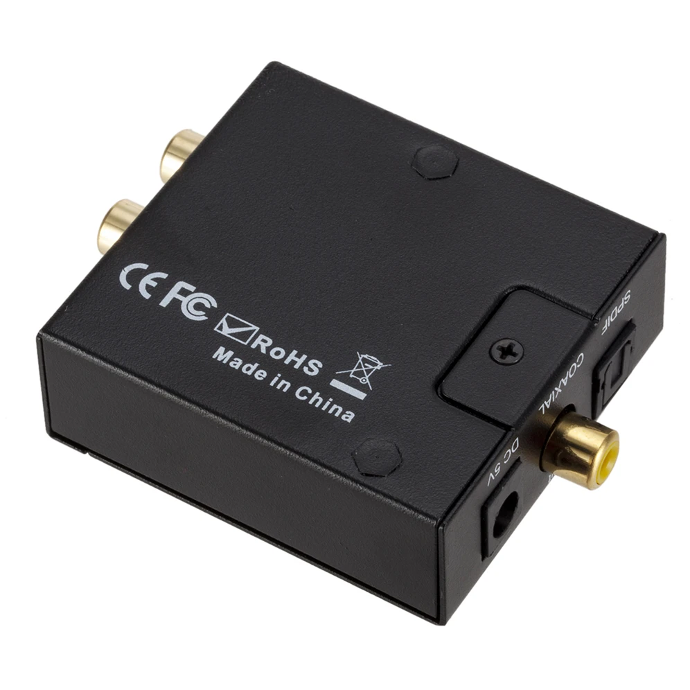 Grwibeou AUX 3 5 мм RCA L/R выход SPDIF стерео цифровой аудио USB DAC усилитель адаптер