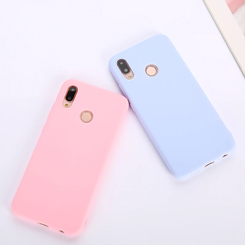 

Candy Color Case for Huawei Y6 Y5 Prime 2018 P20 P9 P10 Mate 10 Lite Honor 10 9 Lite 7C 7A Pro 7X 8X P Smart Soft Silicon Cases