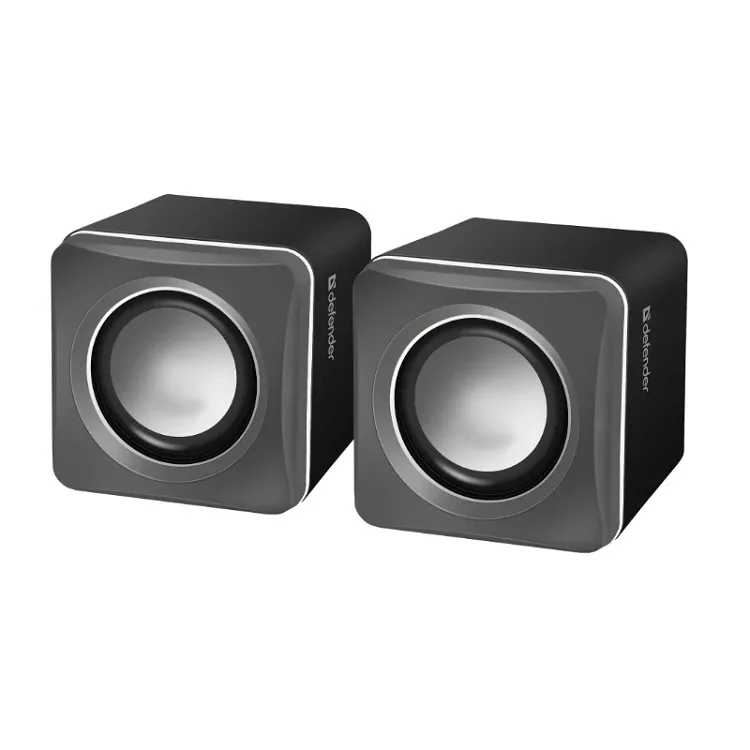 Акустическая 2.0 система DEFENDER SPK 33 серый 5W | Электроника