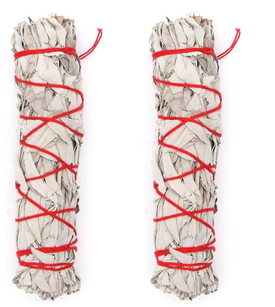 

American California White Smudging Wands Sticks (32g Heavy Small Bundle)