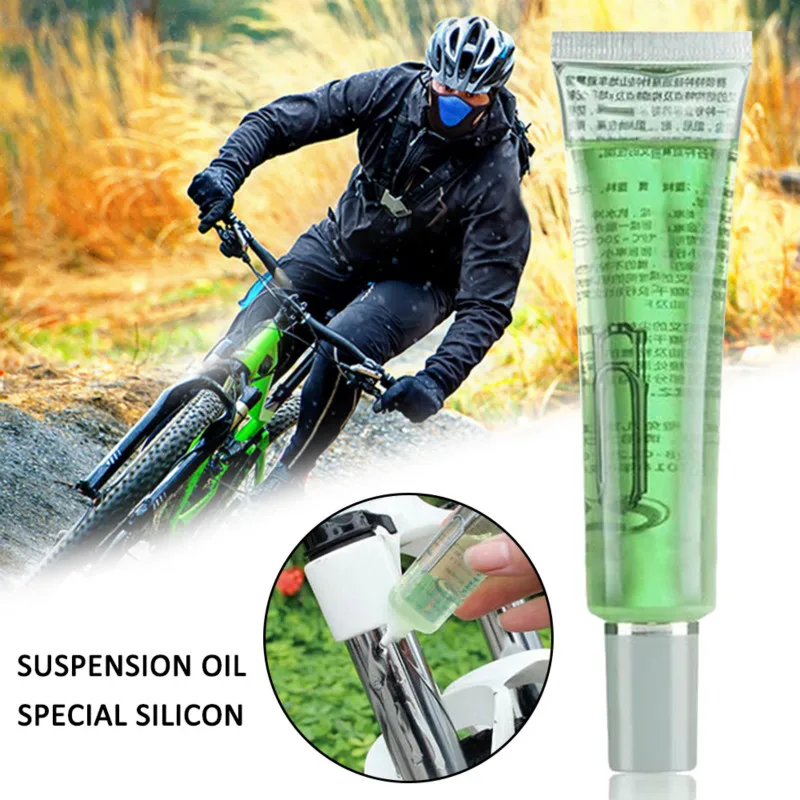 

1PCS Bike Suspension Rust Prevention Oil Lubricating Fluid Bicycle Front Fork Shock Absorbers Silicone Oil 40ml