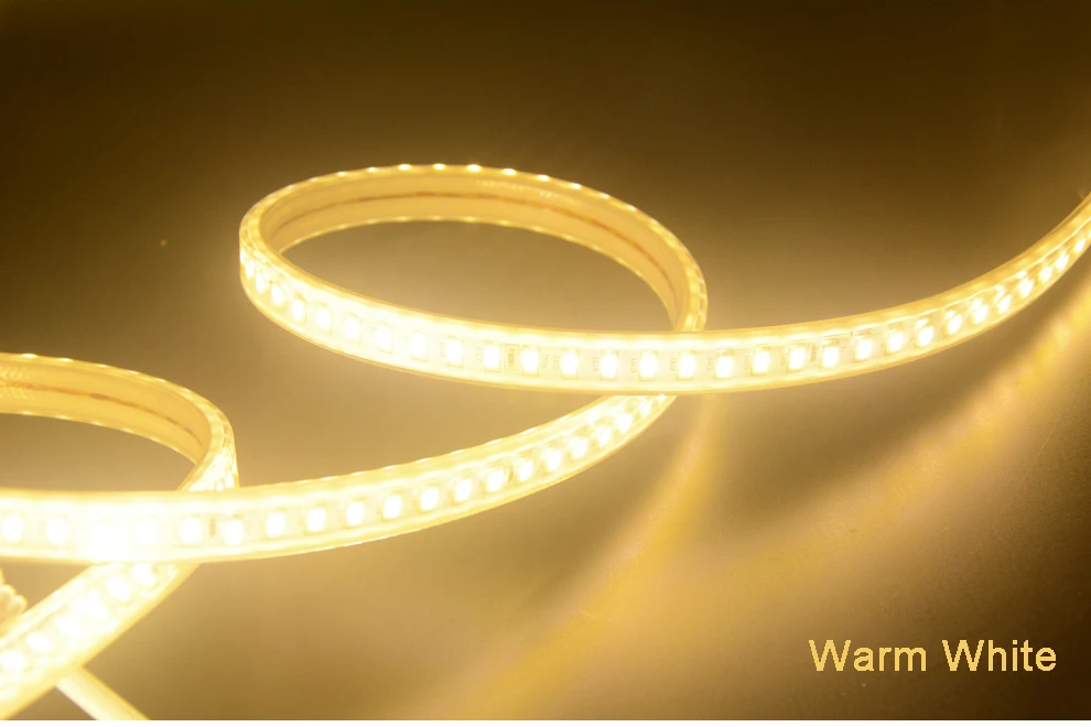 Светодиодный полосы светильник 5730 220V SMD гибкая ленточная 5630 120 светодиодный/м, 1 м, 2 м, 3 м, 5 м, 6 м 8 M 9m 10m+ Мощность штепсельная вилка европейского стандарта